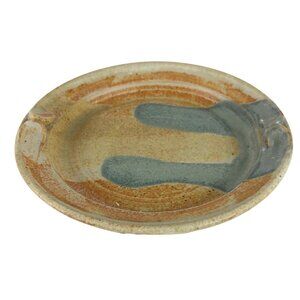Vintage Handmade Ceramic Ashtray With Earthy Glaze & Unique Design